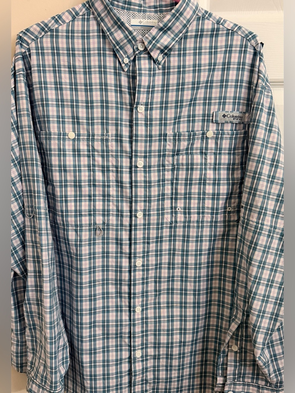 Columbia PFG Multicolor Men’s L Long Sleeve Button Down Shirt